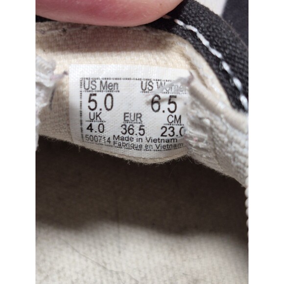 Vintage Discontinued Vans Mens 5 W 6.5 Checkered Cheetah Rose Print - Picture 6 of 6